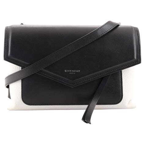 givenchy duetto bag|Givenchy Duetto Leather Crossbody Bag, Black/White .